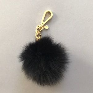 Fur Pom Keychain (Michael Kors)